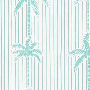 Palm Trees With Stripe Jelly Mint