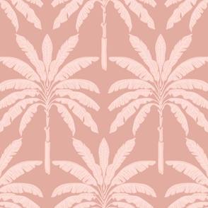 BEVERLY HILLS BANANA PALMS : PINK : PEACH : CORAL