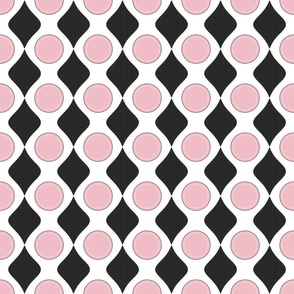 Vintage Pink Geometric