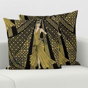 Vintage  Glamour Gatsby, Old hollywood, metallic gold 