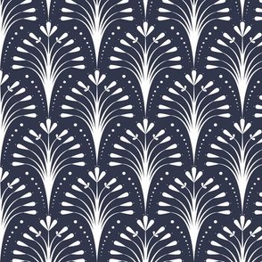 Gilty Noir - Vintage Art Deco, Navy