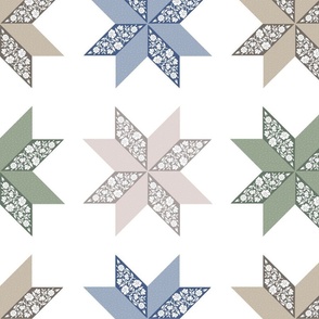 Boho Quilt Block Pattern(smaller scale)