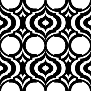 Ornate Wrought Iron_WP-XL - Black