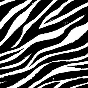 Glamorous & textured zebra stripes