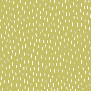 Lime Green Raindrops MEDIUM