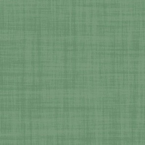 Linen Texture Solid Emerald Green