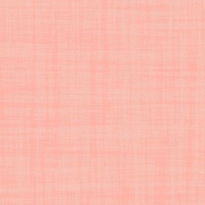 Linen Texture Solid Coral Pink