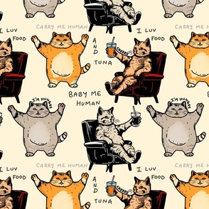 Funny fat cats-BIG