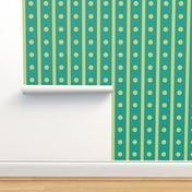 Green Dotty Stripes