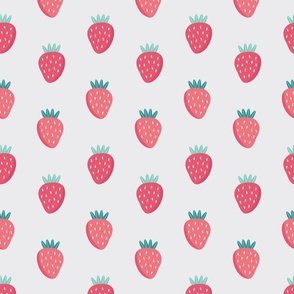 Ditsy Strawberry Pattern – Large