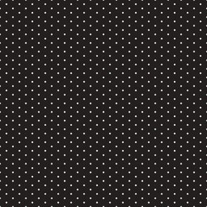 Tiny Dot Half-Drop Black and White Tiny 1/SSJM24-C40