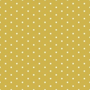 Tiny Dot Half-Drop Gold and White Small 2/SSJM24-C38