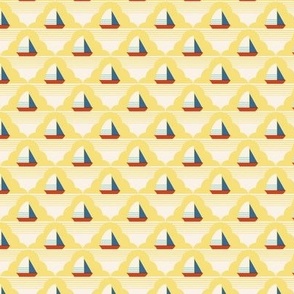 Sailing Boat Yellow [mini]