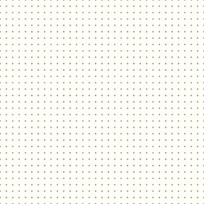 Tiny Dot Rows White and Gold Tiny 1/SSJM24-C52