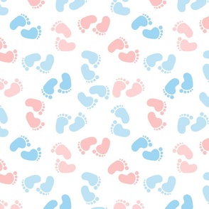 Baby Feet-pink and blue, Hospital Baby Blanket, Baby, Nursery, Pregnancy, Baby Shower, Expecting Mother, NICU Nurse, Gender Reveal