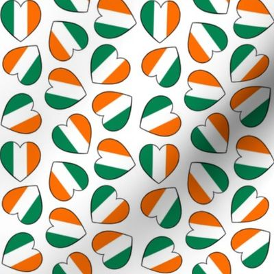 Jumbled irish flag hearts (multidirectional)