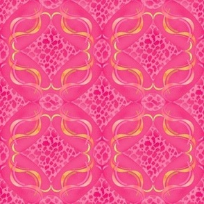 Pink Tribal Animal Print