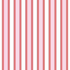 tropical stripes/coral and light pink