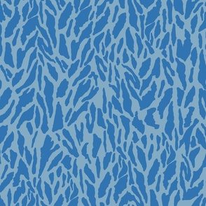 Safari Animal Print Wild Glamour texture in ultramarine on light gray blue