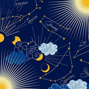 Feel the Cosmic night Sky - L