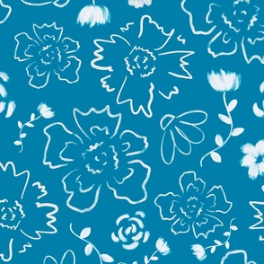 Summer Flora - Blue