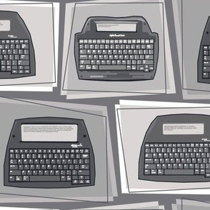[Large Scale] Alphasmart Word Processor - Grayscale