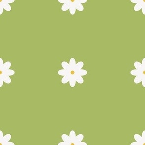 Chartreuse Daisy 8''