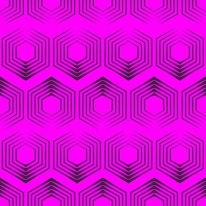 geometric pattern neon fuchsia color 