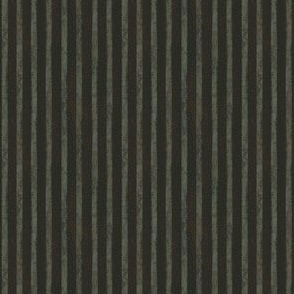 Rustic Pinstripe | Soft Black & Rosemary Green | Quilting | Natural Christmas