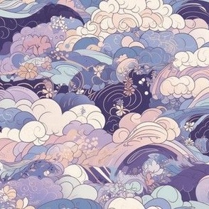Dreamy Waves Modern Kimono