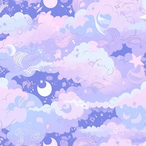 Pastel Anime Cloudscape