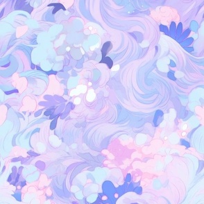 Ethereal Floral Waves