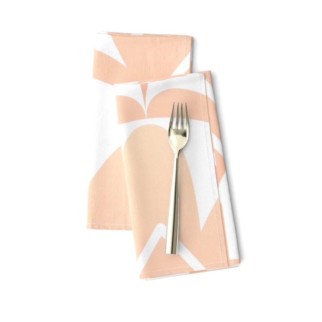 Light peach glamour geometric ornament 