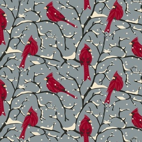 Natural Cardinals (Smokey Blue)