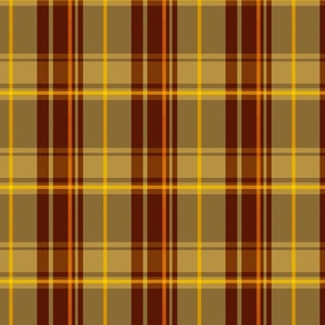 (L) Golden autumnal Plaid