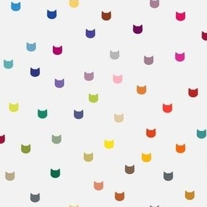 Rainbow cat confetti (S)