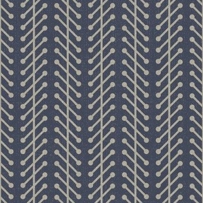 Optical illusion with branch like parallel stripes in navy blue and earthy taupe for simple minimalist, bold boho or classic luxurious interior or for neutral christmas and suitable for masculine audience