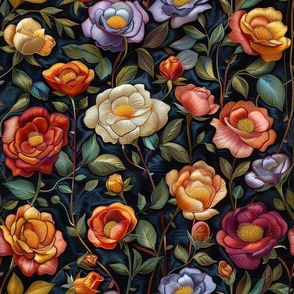 Soft Woven Roses