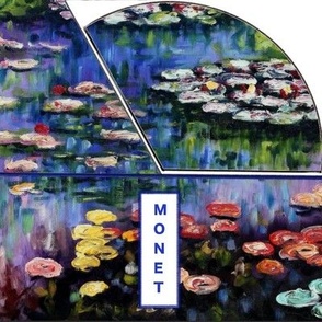 Monet Mini Crayon Pillow - Water Lilies Soft Sculpture, Toy