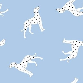 Dotty Dalmatians in Baby Blue