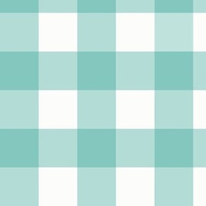 1.5" Gingham: Turquoise Gingham Check, Buffalo Check, Buffalo Plaid