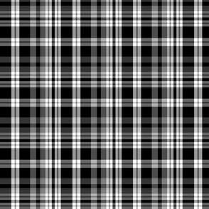 Black Plaid Checkered