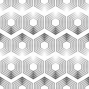  black and white art deco geometric pattern 