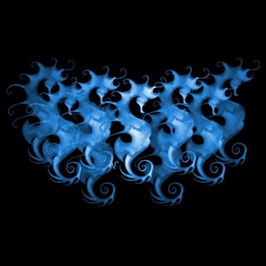 Metal Seahorses [blue]