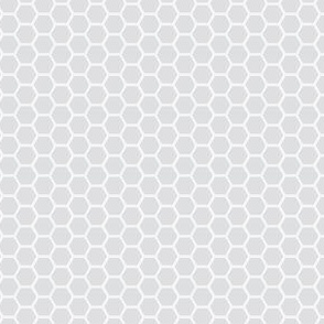 Mini / Hexagon Shapes Multi-Directional Gray