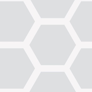 Jumbo / Hexagon Shapes Multi-Directional Gray