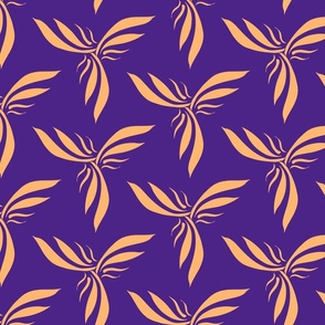 Phoenix rising golden violet