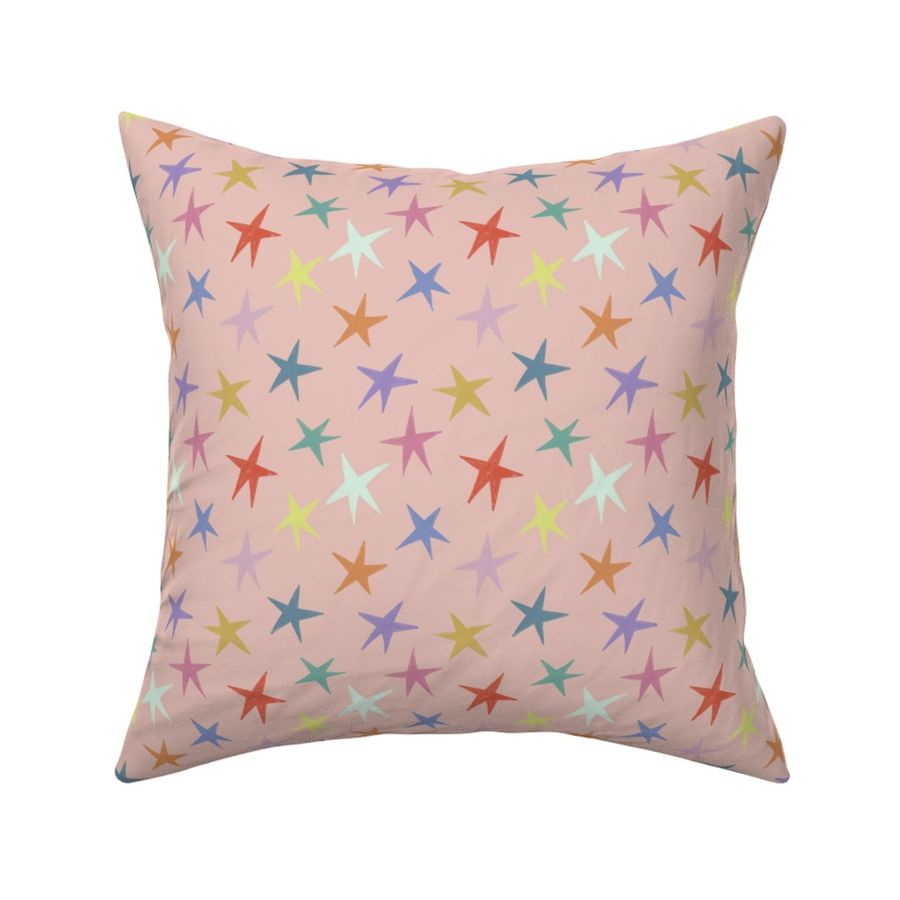 Colour pencil stars