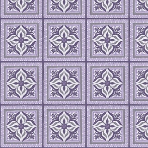 Moroccan/Cuban Tile - Soft Lilac