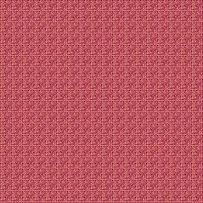 Faux Waffle Knit Cranberry Red Christmas Pink Cornsilk